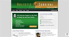 Desktop Screenshot of holisticsurvival.com
